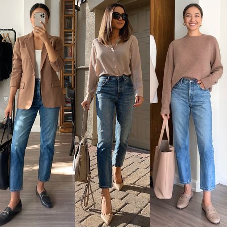 Smart, casual/Spring Workwear with jeans

• Everlane 90s cheeky jeans — on sale! 25% off this weekend, sized down one wearing mid wash blue
• Everlane tops size 0 
• Sam Edelman loafers tts 

#LTKWorkwear #LTKSaleAlert