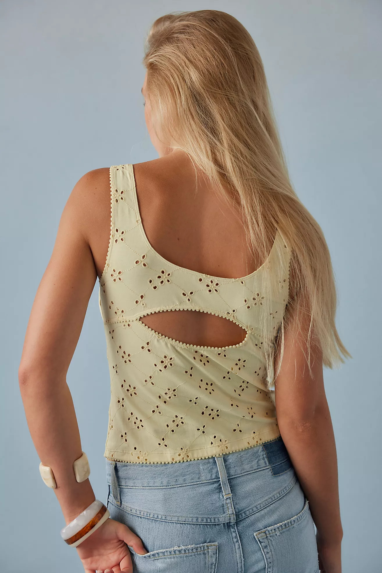 Full Bloom Eyelet Cami | Free People (Global - UK&FR Excluded)