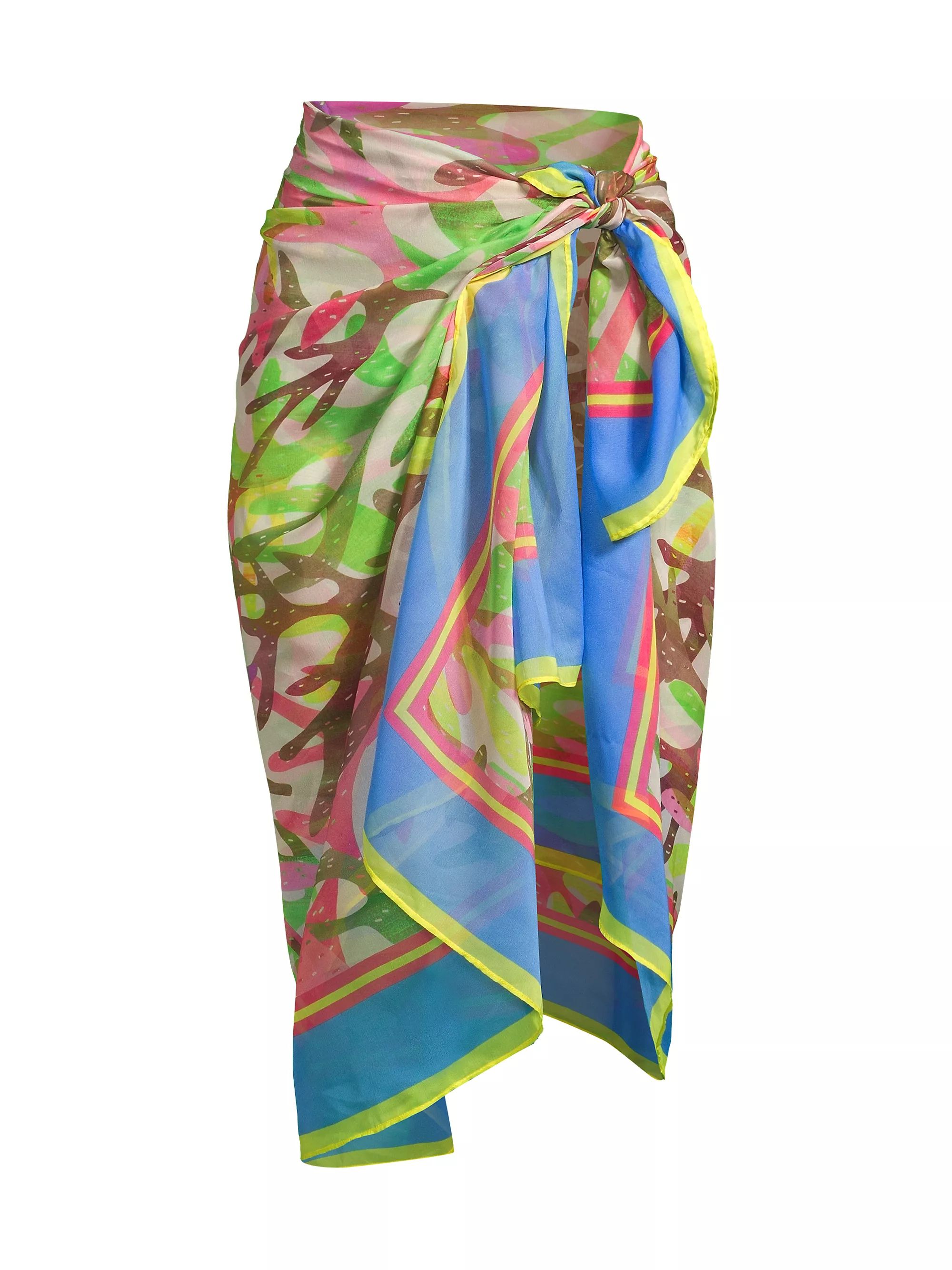Knotted Watercolor Sarong | Saks Fifth Avenue