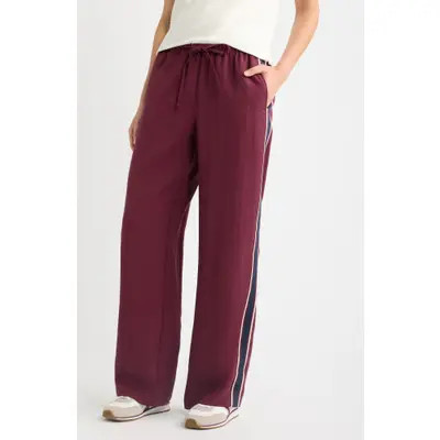 caslon(r) Pull-On Straight Leg Twill Pants in Olive Sarma at Nordstrom, Size Xx-Small | Nordstrom
