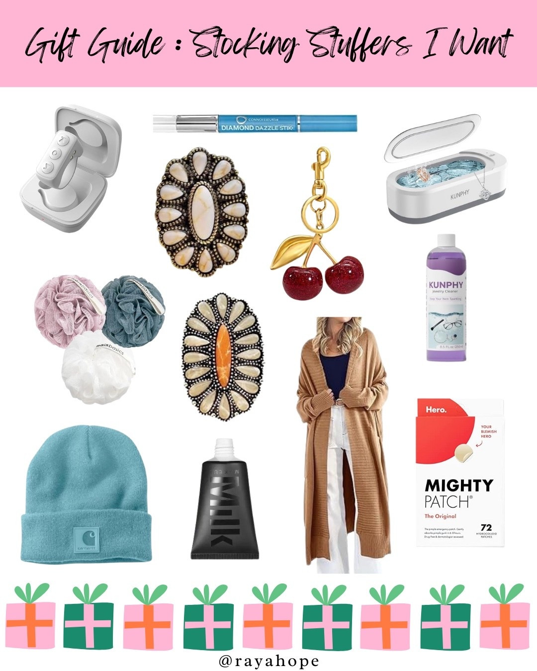 Gift Guide Stocking Stuffers I Want / Stocking Stuffers Gift Guide / Christmas Gift Guide / Christmas Wish List

#LTKHoliday #LTKGiftGuide #LTKSeasonal