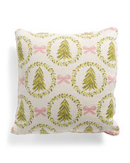 18x18 Bow And Tree Pillow | Throw Pillows | Marshalls | Marshalls