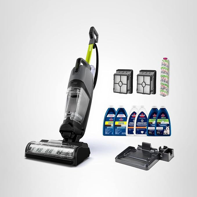 Bissell CrossWave HydroSteam Deluxe Steam Mop, 3-in-1 Wet Dry Vacuum Mop with Steam Function, Har... | Amazon (US)