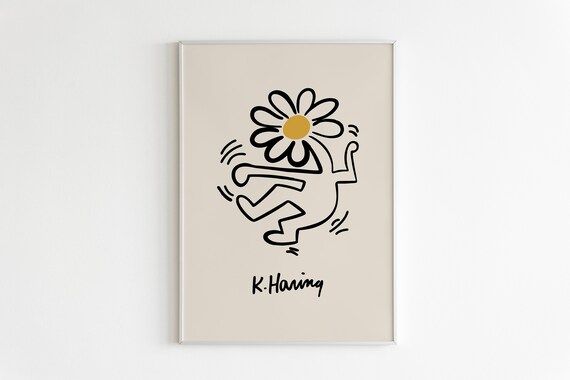 Keith Haring Love Pop Art Keith Haring Poster Keith Haring - Etsy | Etsy (US)