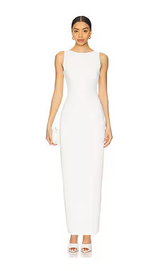 Amanda Uprichard Marbella Maxi Dress in Ivory from Revolve.com | Revolve Clothing (Global)