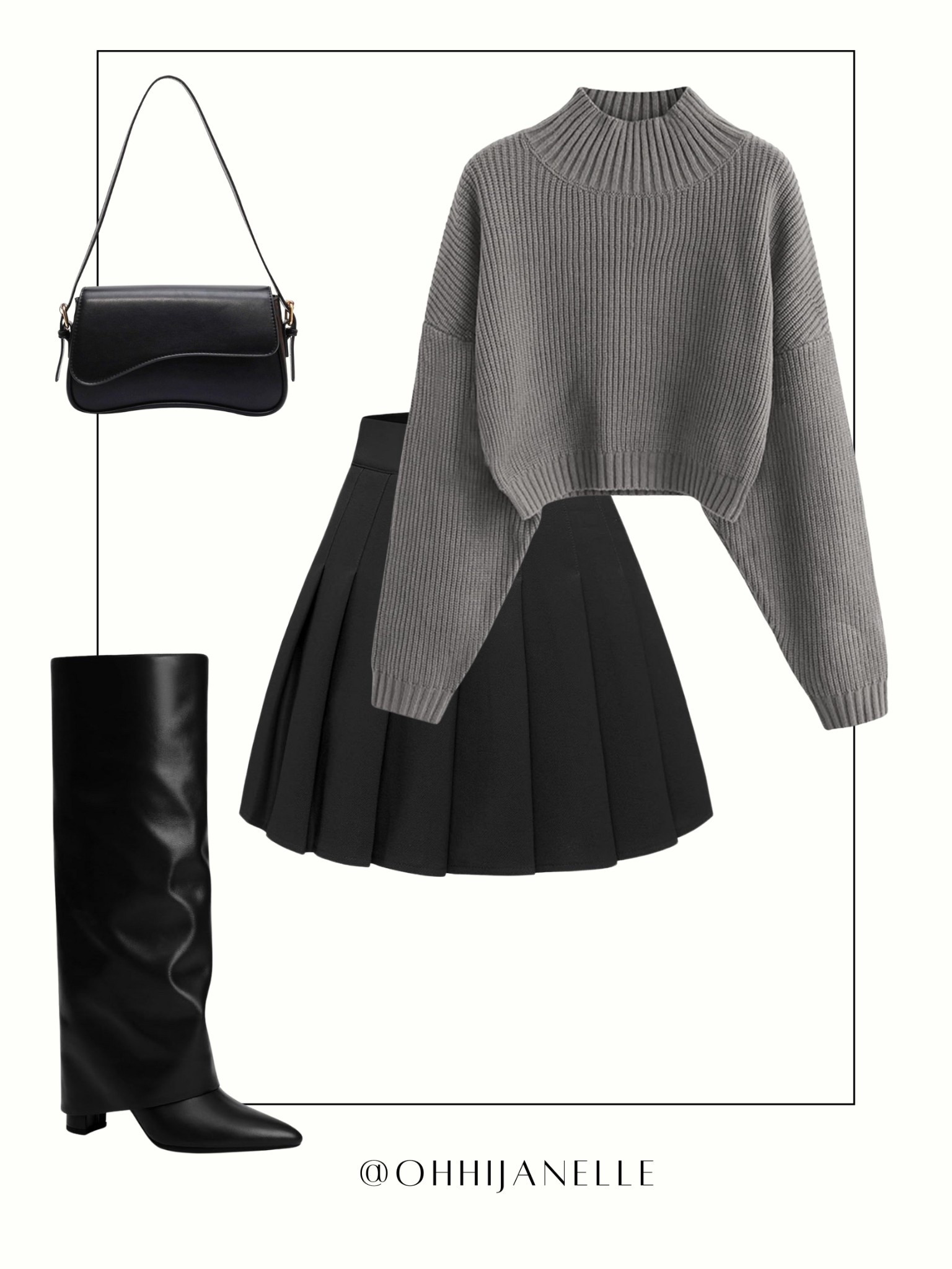 This is the pertinent outfit for a night out! 

Ootd , outfit inso , fall outfit , winter outfits , going out outfits , cropped sweater , boots 

#LTKootd #LTKU