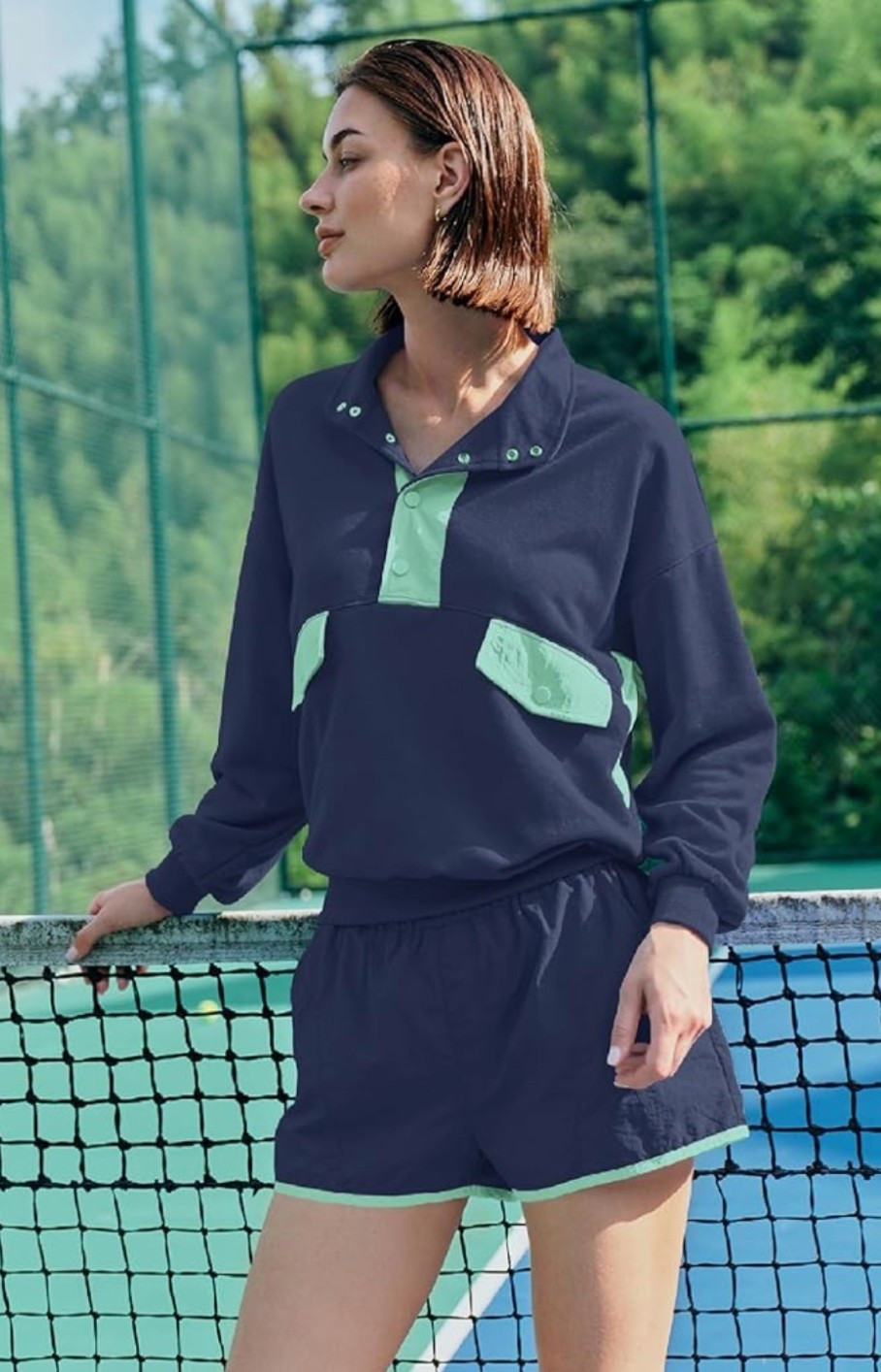 Find in my Glow Up Edit Collection.✨ This 2 piece athletic set features a pullover sweatshirt and matching shorts. Perfect for workouts, errands, or laid back days. Cozy, cute, and easy to wear. 

Shop now and upgrade your casual set.💪🏻

#LTKActive #LTKSeasonal #LTKfitnessgoals