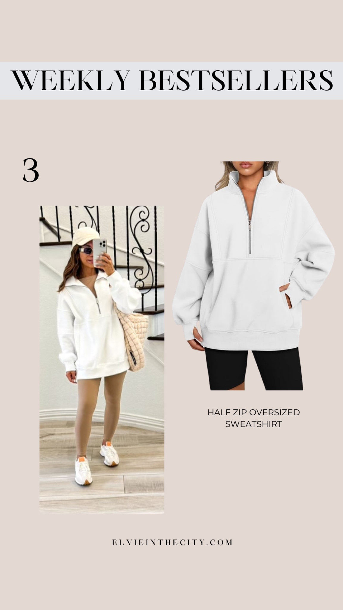 My #3 bestseller from last week is this oversized half-zip pullover.

Ootd, loungewear, travel outfit, fall outfit, fashion over 40

#LTKOver40 #LTKFindsUnder50 #LTKStyleTip