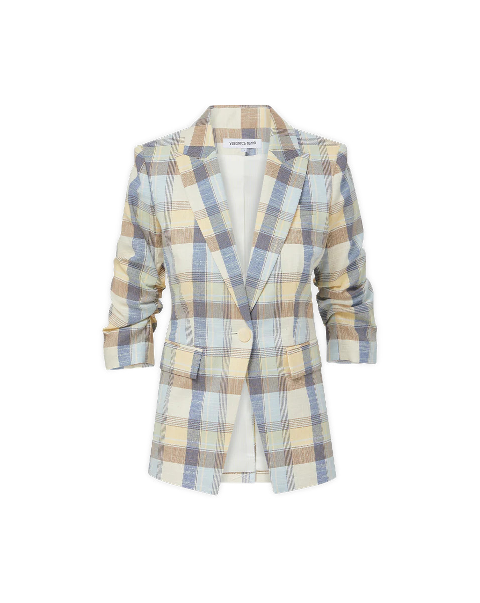 Clayton Plaid Dickey Jacket | Veronica Beard