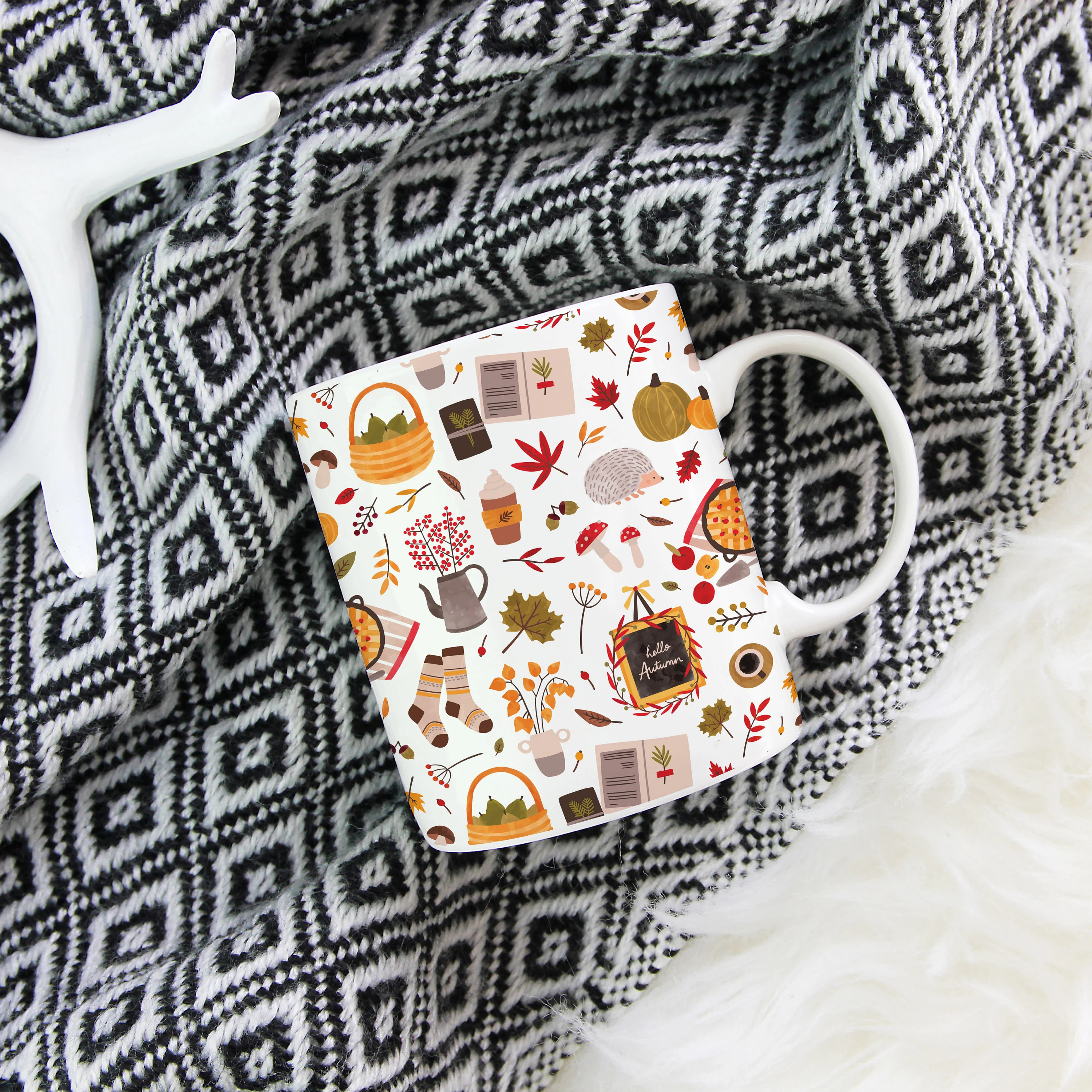 Autumn Days, Fall themes, Ceramic 12oz Mug | Etsy (US)