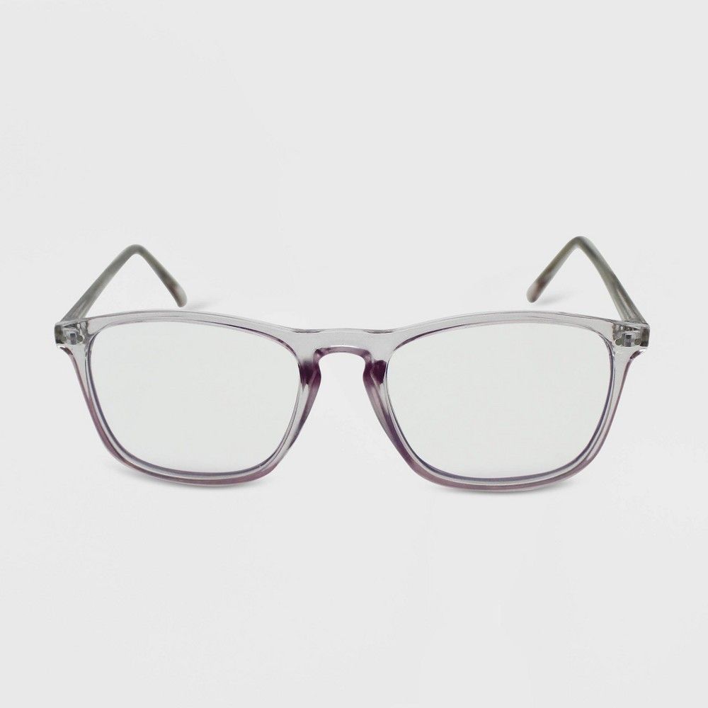 Women' Crytal Rectangle Blue Light Filtering Glae - Wild Fable™ Purple | Target