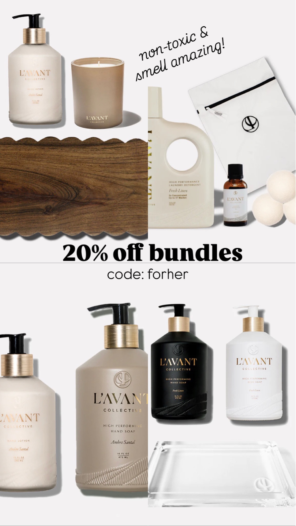 Last day!! 20% off bundles!!
Or use code: luxeveryday for other items
-it’s a 20% off one time code. 
Non toxic!

#LTKSaleAlert #LTKmomlife #LTKMothersDay