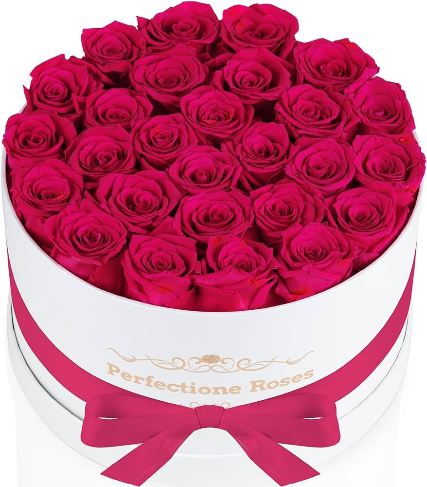 Perfectione Roses Forever Real Roses in a Box, Preserved Rose That Last Up to 3 Years, Flowers fo... | Amazon (US)