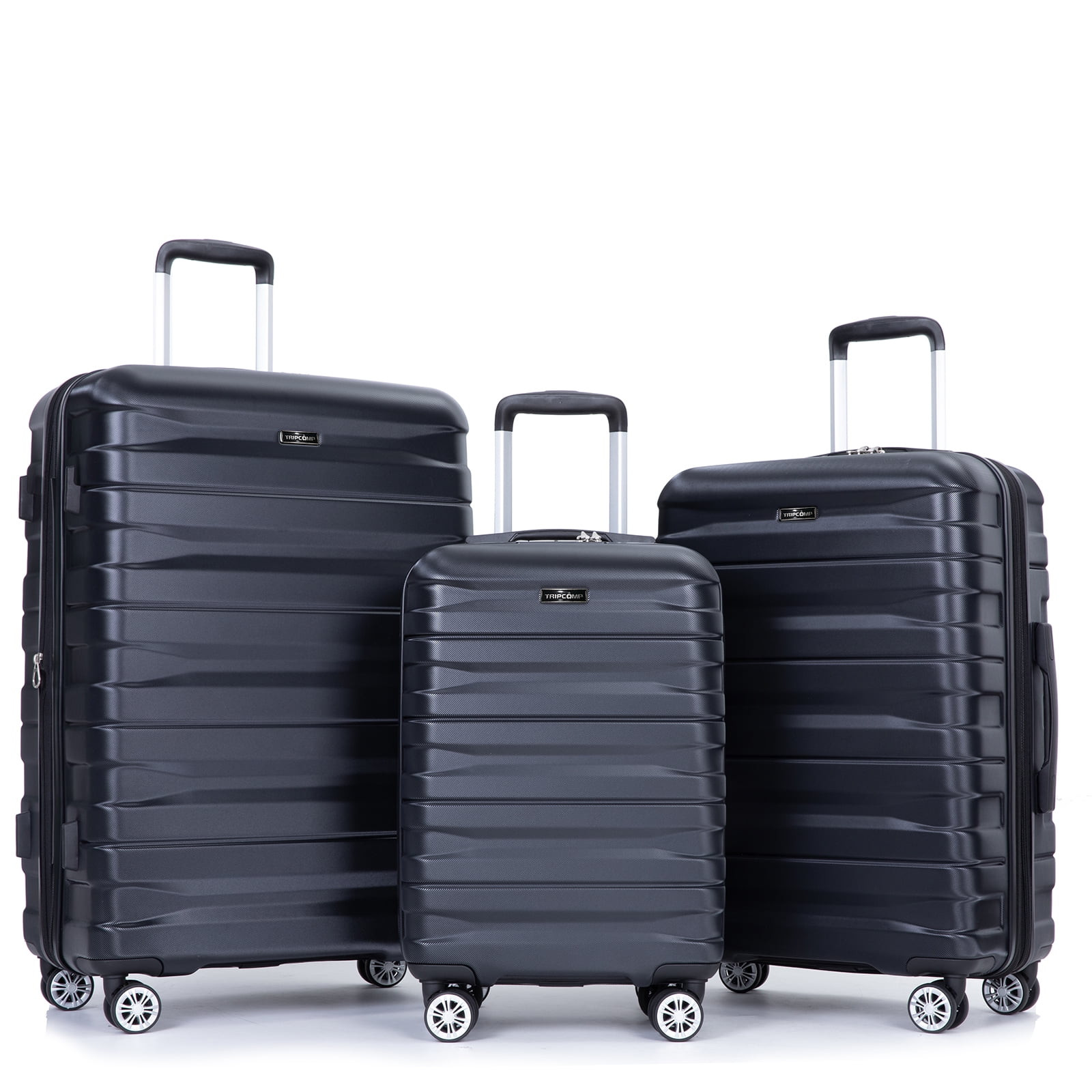 Tripcomp Hardside Luggage Set,Carry-on,Lightweight Suitcase Set of 3Piece with Spinner Wheels,TSA... | Walmart (US)