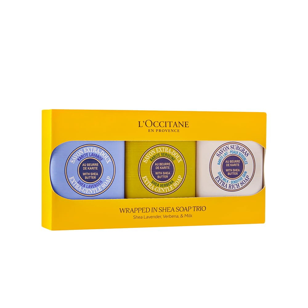 L'OCCITANE Shea Butter Extra-Gentle Hand & Body Soap Bar, Cleanses & Softens Skin, Moisturizing, ... | Amazon (US)