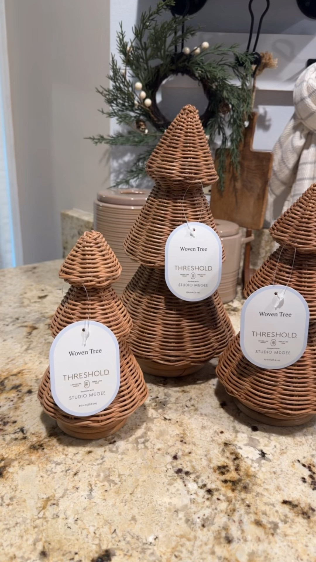 Studio McGee Woven Trees. Follow @farmtotablecreations on Instagram for more inspiration.

These woven trees are seriously the cutest. Absolutely love them and these can be used all winter long! 

Threshold. Studio McGee. Target. Christmas. Christmas Decor. Holiday Decor. Neutral Christmas Decor  

#LTKHome #LTKFindsUnder50 #LTKVideo
