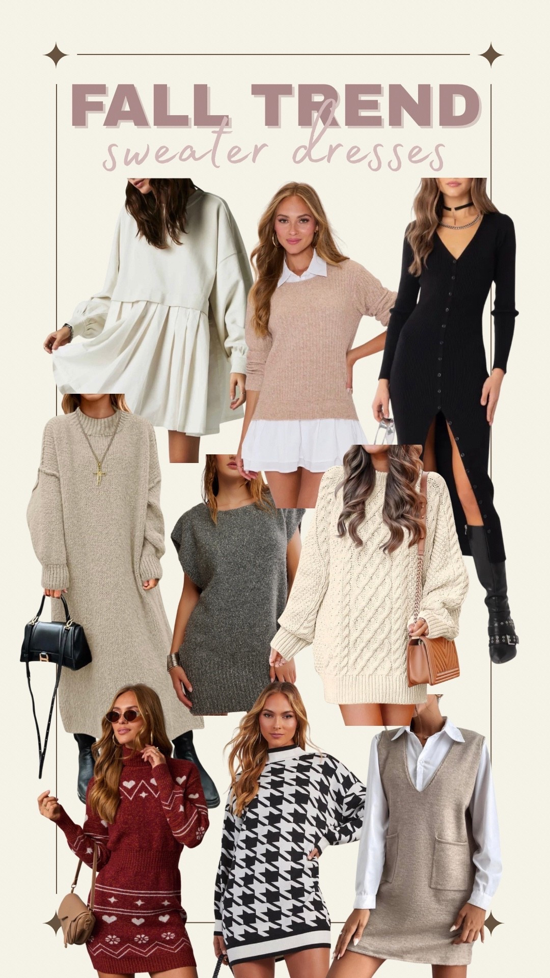 Fall trend on sweater dresses!


#LTKHoliday #LTKootd #LTKWorkwear