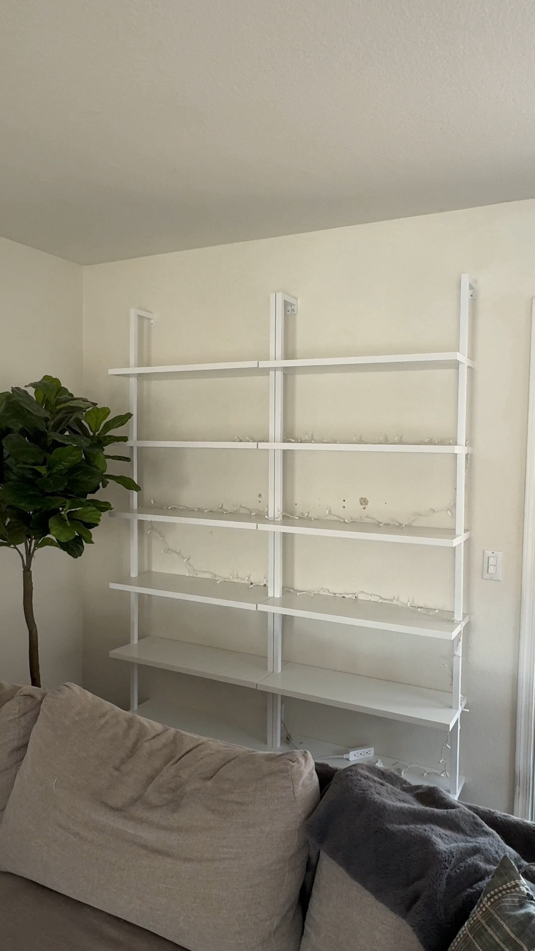 Living room upgrade! Can’t wait to style these cozy bookshelves 

#LTKhome