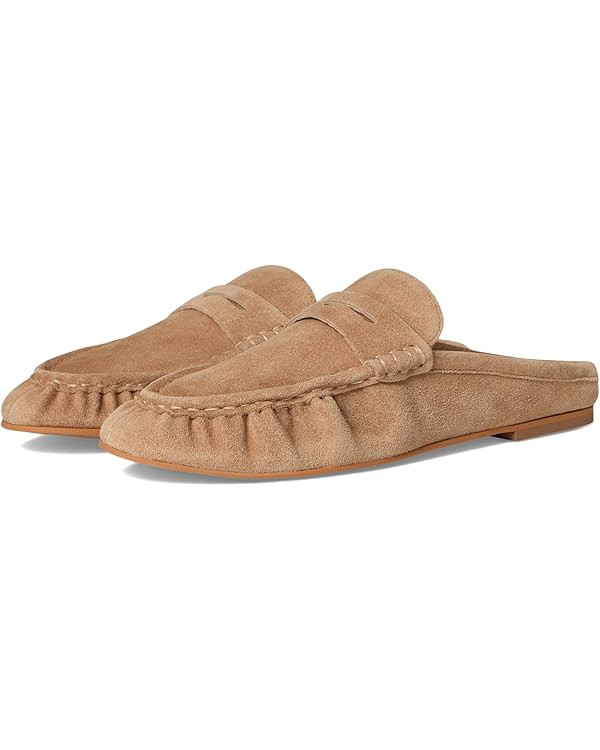 Penny Loafers for Women Closed Toe Slip On Flat Mules Comfortable Backless Casual Loafer Slides S... | Amazon (US)