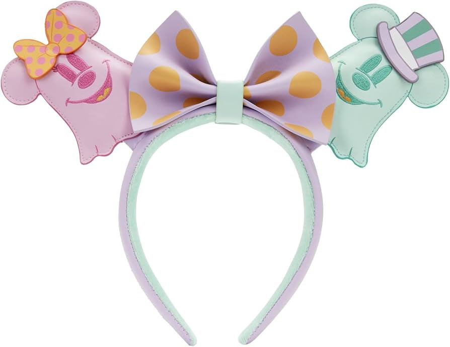 Loungefly Disney Pastel Ghost Minnie and Mickey Ears Headband | Amazon (US)