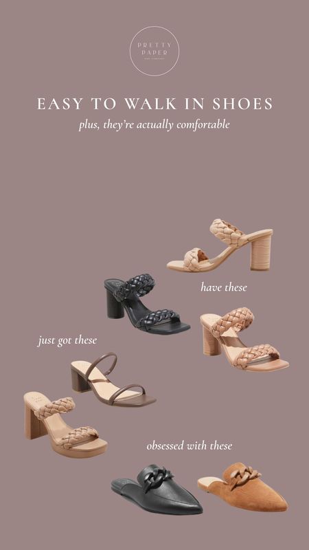 Easy-to-walk in, comfy shoes. Some heels, some mules. You’ll love them all.

#LTKsalealert #LTKwedding #LTKshoecrush