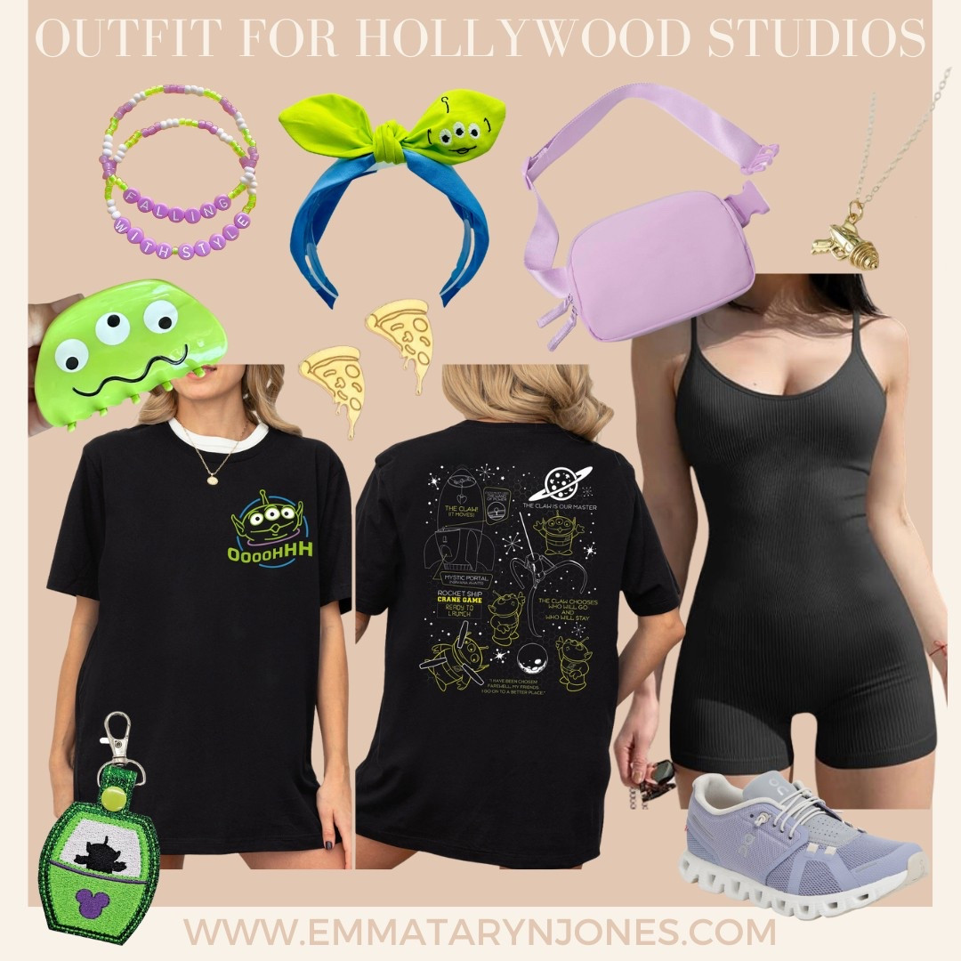 Outfit idea for Hollywood Studios / outfit inspo Toy Story / buzz lightyear / Toy Story aliens outfit inspo / Dieny World ootd 

#LTKFindsUnder50 #LTKTravel #LTKMidsize
