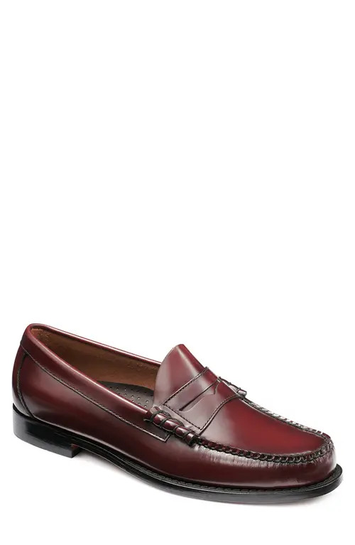 G.H.BASS Weejuns® Larson Leather Penny Loafer in Wine at Nordstrom, Size 10 | Nordstrom