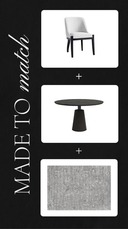 Elegant, transitional, contemporary dining room, design, with black dining table. #DiningroomDesign #Diningroom 