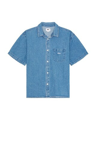 Bigwig Denim Shirt in Light Indigo | Revolve Clothing (Global)