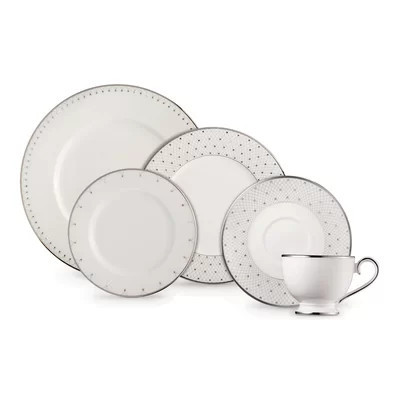 5 Piece Bone China Place Setting Set, Service for 1 | Perigold