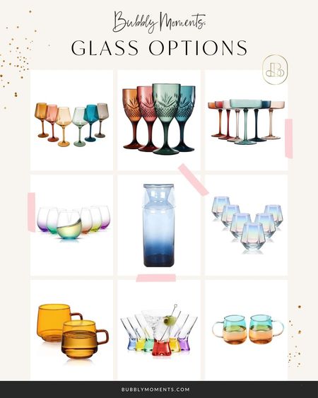 Discover the perfect glassware for every occasion! 🥂✨ From elegant wine glasses to chic tumblers, elevate your drinkware collection with these stunning options. Whether you're hosting a dinner party or enjoying a quiet night in, these vibrant and stylish glasses will make every moment special. 🍷🍹Explore these glass options: 1️⃣ Elegant Wine Glasses 2️⃣ Vintage Goblets 3️⃣ Modern Coupe Glasses 4️⃣ Fun Tumblers 5️⃣ Sleek Carafe 6️⃣ Iridescent Drinkware 7️⃣ Retro Mugs 8️⃣ Colorful Cocktail Glasses 9️⃣ Dual-Tone CupsShop now and bring a splash of color to your table! 💫💕#Glassware #Drinkware #HomeDecor #Entertaining #WineLovers #CocktailHour #TableSetting #DinnerParty #HomeEssentials #InteriorDesign #KitchenStyle #HostessWithTheMostess #BarCart #TableDecor #LTKhome #LTKsalealert #LTKstyletip #LTKunder50 #LTKfinds #LTKgiftguide #AmazonFinds #AmazonHome #AmazonDeals #ShopTheLook #HomeInspo #ColorfulHome #InteriorGoals #DecorLovers #HomeGoods #DrinkwareGoals #CheersToTheWeekend

#LTKHome #LTKParties #LTKStyleTip