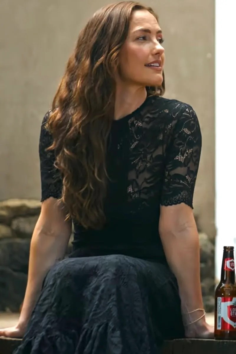 Minka Kelly as Quinn O'Grady black lace dress on Netflix show Ransom Canyon

#LTKStyleTip