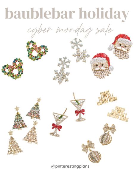 Baublebar holiday earrings
30% off with code BB30