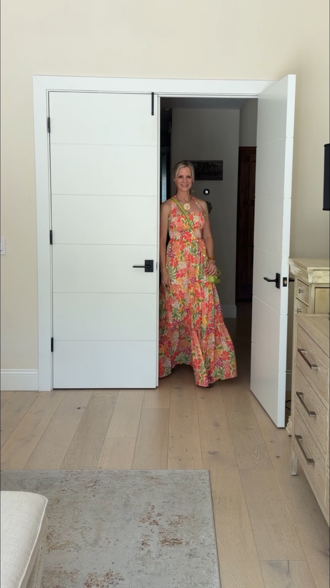 The vibrant colors in this dress is all about sunshine and vacation vibes…so fun and affordable too.  Available in 3 different colors. Wearing an XS. I’m 5’5” and wearing 3 inch heels (runs long) 🌸💐🌺

#LTKTravel #LTKSeasonal #LTKOver40