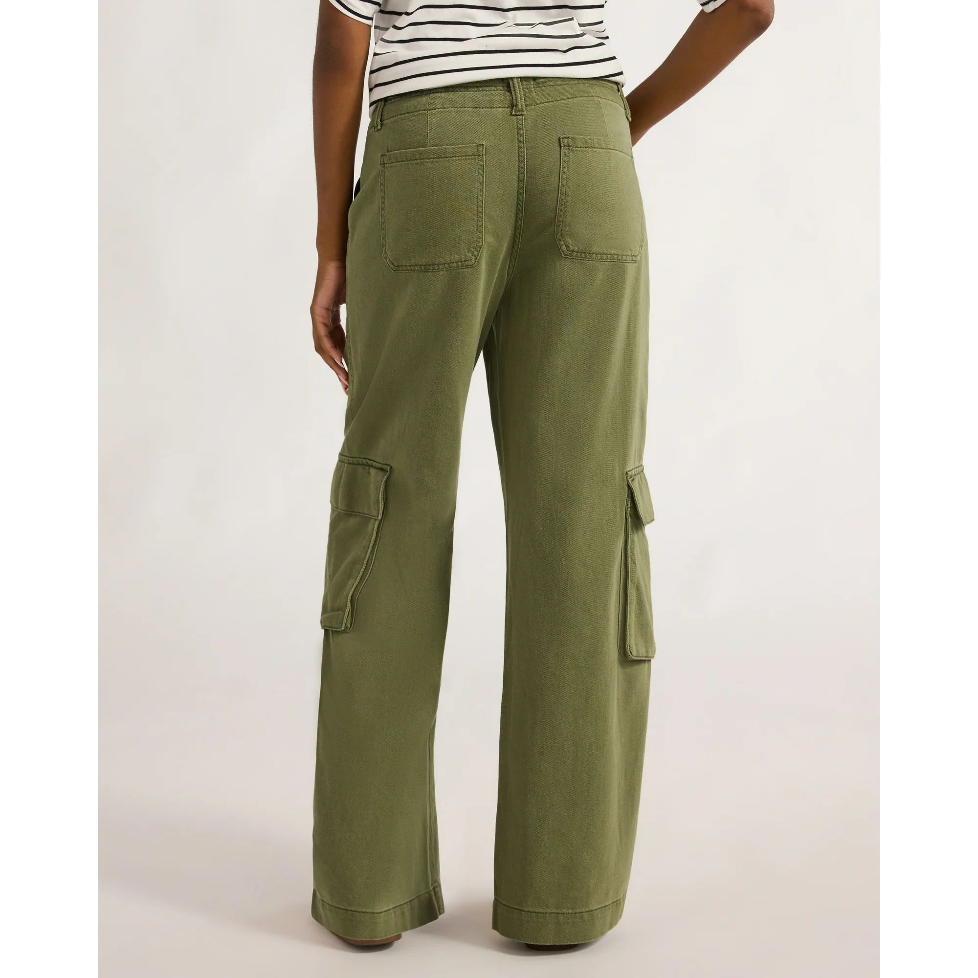 Time and Tru Women's Drawstring Cargo Pants, Sizes 2-20 | Walmart (US)