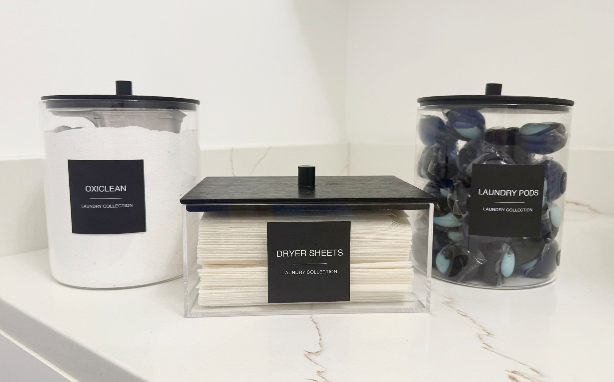 Organizing your laundry room in black so it never goes out of style! 💯 

#LTKHome #LTKSaleAlert #LTKFindsUnder50