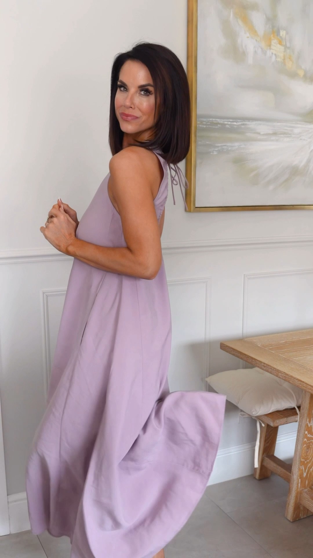 SPRING SUMMER Dress 🫶🏽 …. If the sunshine decides to return that is 🙃

I LIVED in last years chocolate brown version of this dress all summer so I was not missing out on this beautiful pastel purple one … the most easy wearing dress perfect for all occasions to dress casual or style up, beautiful for a wedding outfit! … and most importantly it has pockets 🫶🏽

Perfectly paired with the new summer @jolovesofficial With love from London fragrance 🫶🏽

#LTKwedding #LTKuk #LTKspring