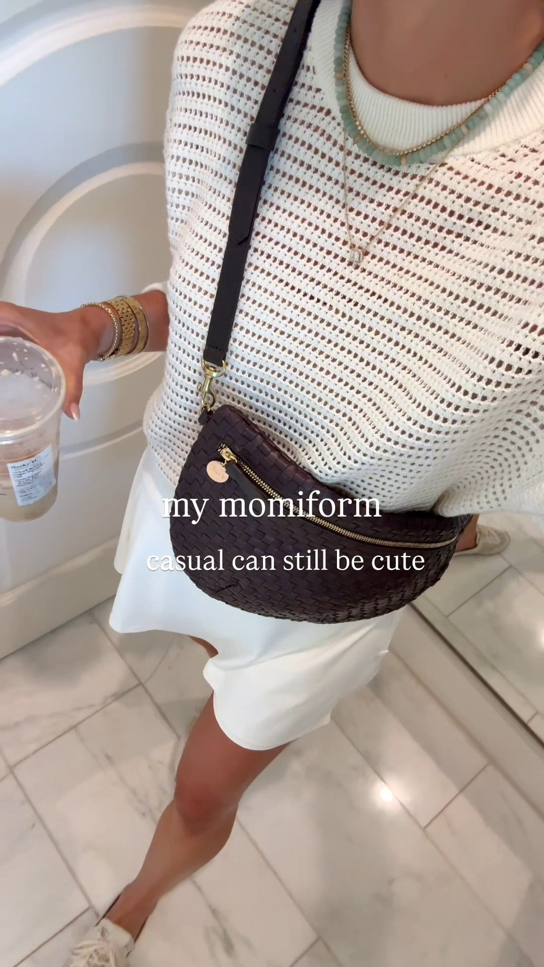 Casual summer outfit 

Target skort wearing size xs
Sweater wearing size small