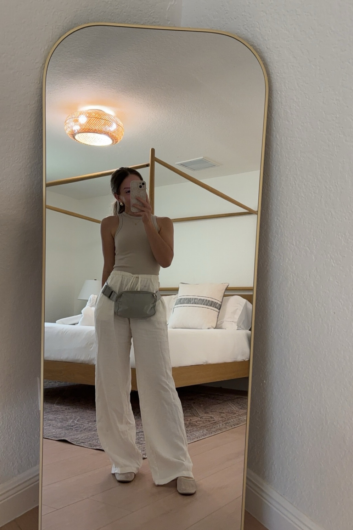 Casual neutral linen pants summer outfit🤍

#LTKSeasonal #LTKootd #LTKdayinmylife