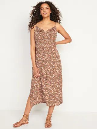 Floral Maxi Cami Shift Dress for Women | Old Navy (US)