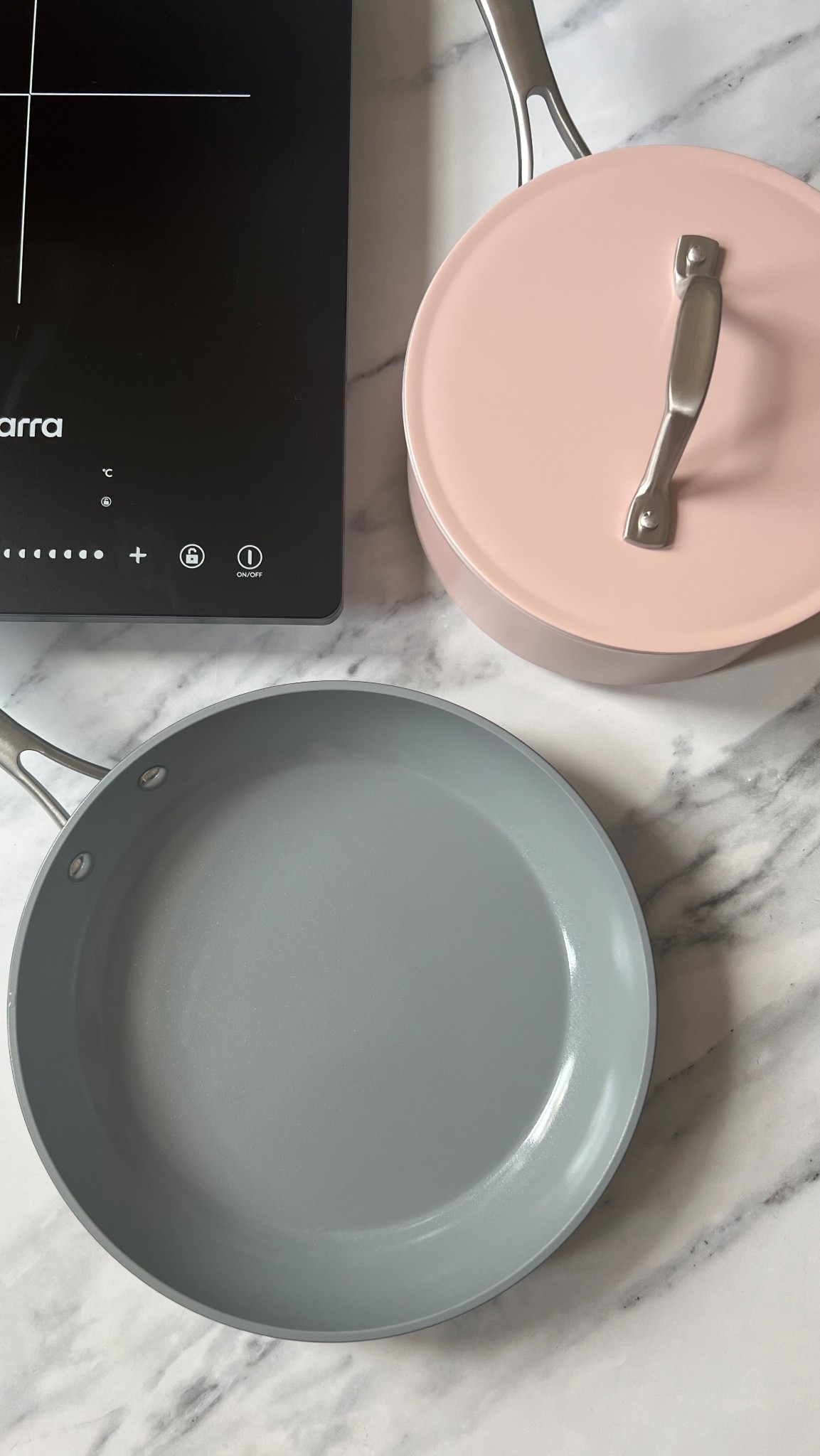 ✨ Why I love the Ciarra pans & induction hob as a nutritionist ✨

As a nutritionist, I’m all about making healthy cooking simple, safe, and actually fun — and these Ciarra pans paired with their induction hob are a total game-changer in my kitchen!

The Ciarra pans are non-toxic, PFOA-free, and designed to heat super evenly, which helps lock in nutrients and create perfectly cooked meals every time. They’re lightweight, easy to clean, and make prepping colorful, balanced dishes feel effortless.

The induction hob is sleek, fast, and energy-efficient — ideal for anyone who wants quick, precise cooking without sacrificing style. I love how portable and compact it is too, making it perfect for small kitchens or meal prep anywhere.

And can we talk about the aesthetic? The clean, modern design looks stunning on any countertop and makes me genuinely excited to get in the kitchen.

If you want a safe, beautiful, and efficient cooking setup that supports a healthy lifestyle, this combo is a must-have.

🤍 Linked here to make healthy meals quicker, easier, and way more stylish!
	•	Ciarra induction hob
	•	Ciarra non-toxic pans
	•	PFOA-free cookware
	•	Induction cooking essentials
	•	Healthy cooking tools
	•	Nutritionist kitchen must-haves
	•	Modern kitchen appliances
	•	Sleek cookware
	•	Easy clean pans
	•	Even heat cookware
•	#Ciarra
	•	#CiarraKitchen
	•	#InductionCooking
	•	#NonToxicCookware
	•	#PFOAFree
	•	#HealthyKitchen
	•	#NutritionistApproved
	•	#MealPrepEssentials
	•	#SleekKitchen
	•	#LTKhome
	•	#LTKkitchen
	•	#LTKwellness
