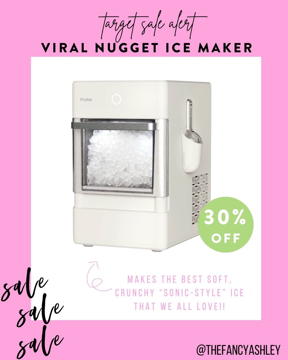 Target Black Friday sale alert - viral nugget ice maker! The Opal Nugget Ice Maker is 30% off! Perfect countertop addition that makes the best soft Sonic-style ice we all know and love. My teens literally fight over this, so good! This is a special edition with Hearth + Hand with Magnolia - love the color. Great gift idea, run don't walk! #TargetSale #NuggetIceMaker #OpalIceMaker #HearthAndHand #KitchenFinds #TargetFinds #GiftGuide #HolidayGifts 

#LTKGiftGuide #LTKSaleAlert #LTKCyberWeek