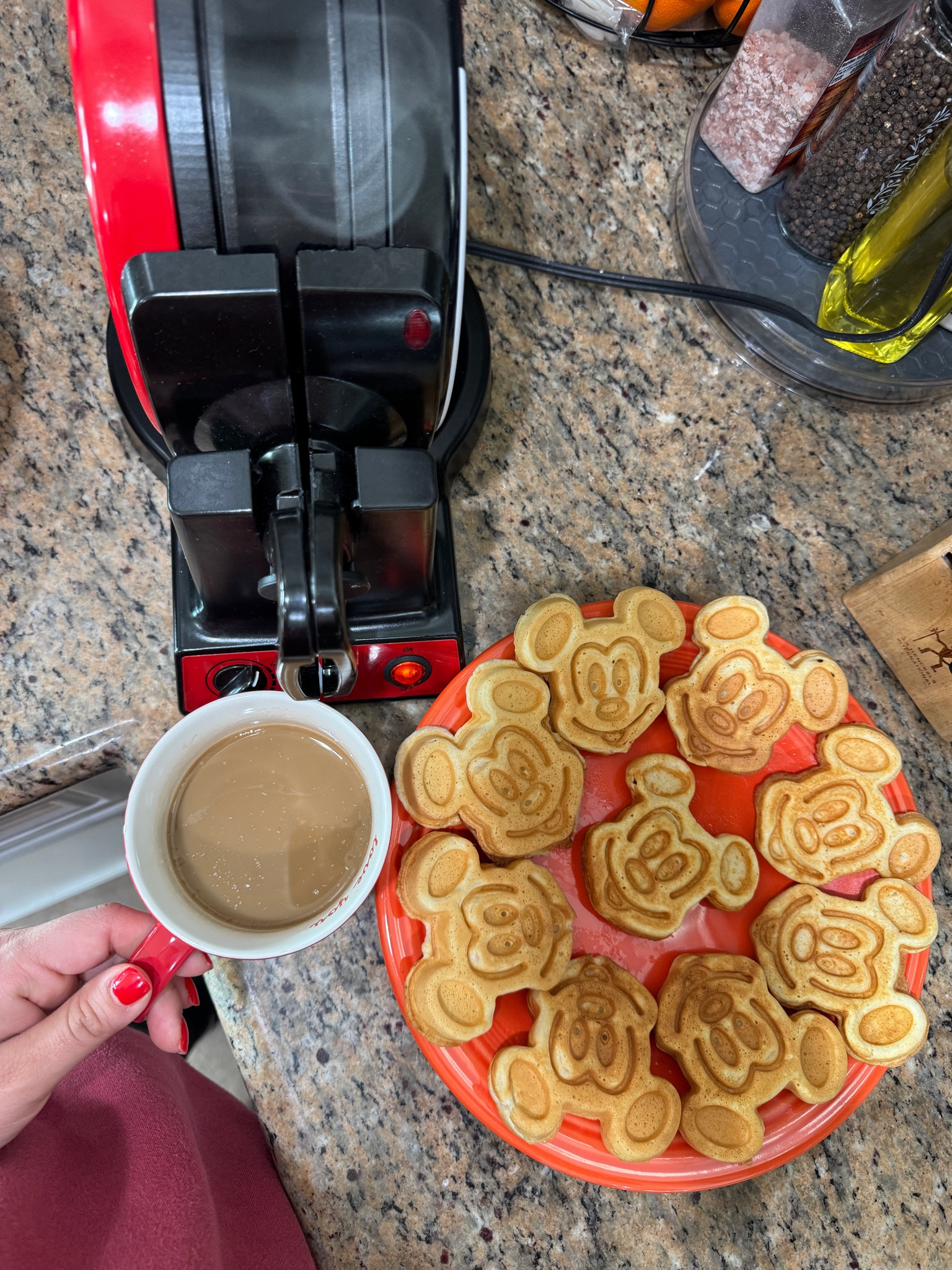 Mickey waffles are the best breakfast #mickeywaffles #disney #kitchen 


#LTKHome