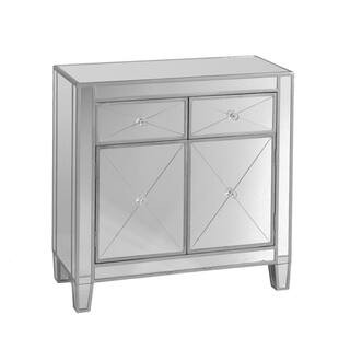 Southern Enterprises Vernon Mirrored Storage Accent Cabinet-HD862323 - The Home Depot | The Home Depot