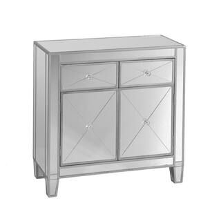 Southern Enterprises Vernon Mirrored Storage Accent Cabinet-HD862323 - The Home Depot | The Home Depot