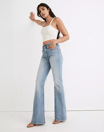 The Petite Perfect Vintage Flare Jean in Delavan Wash | Madewell
