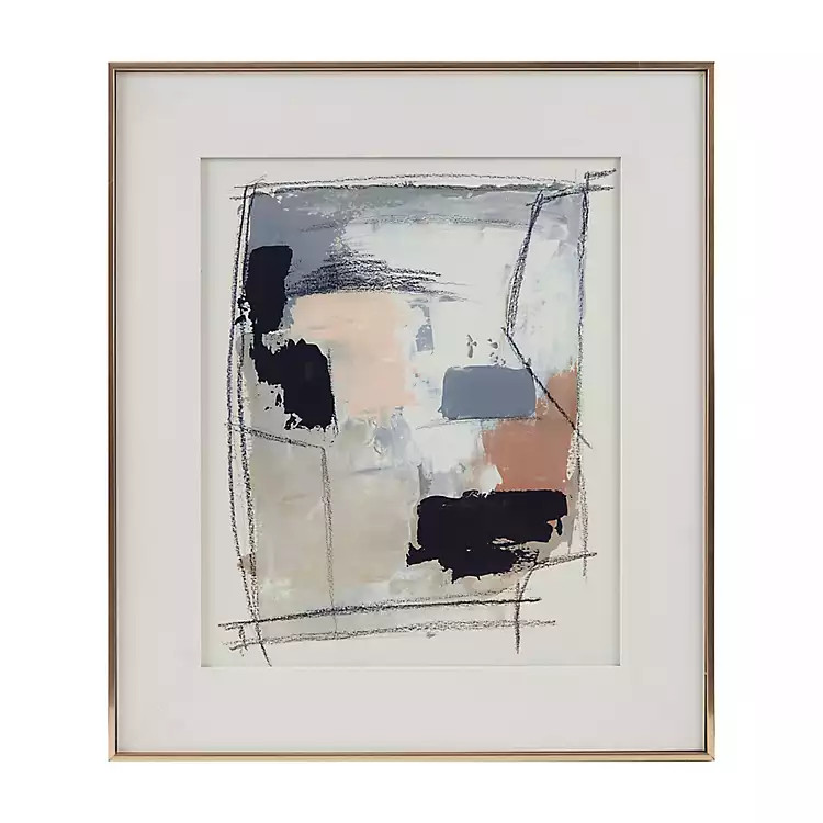 New! Abstract Reveal Framed Art Print | Kirkland's Home