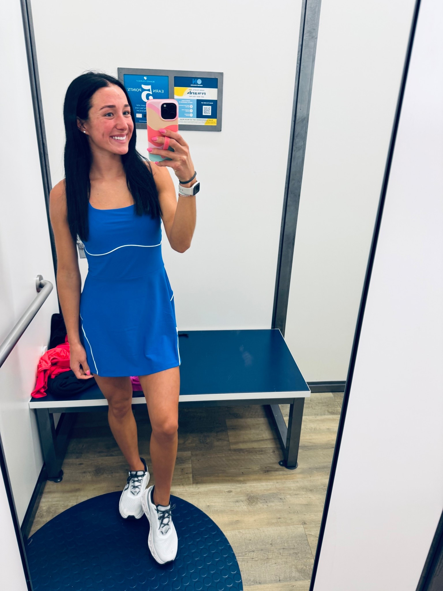 snag this adorable athletic dress 50% off before they are all sold out!! So cute and comfy. I’m wearing a size small. 5”8 regular size 4/6 shorts  

#LTKSeasonal #LTKSaleAlert #LTKActive