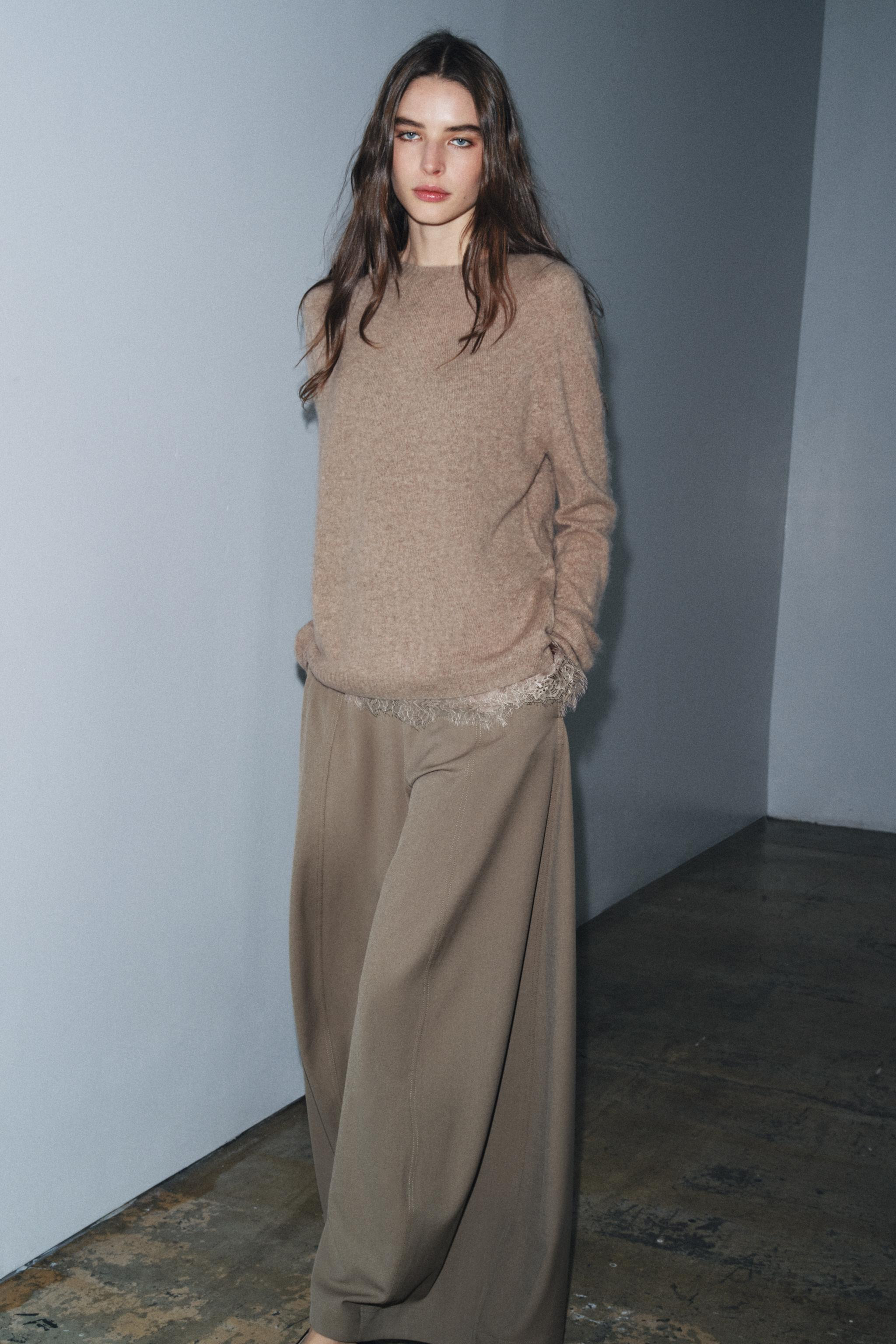 VOLUME WIDE LEG PANTS ZW COLLECTION | Zara US