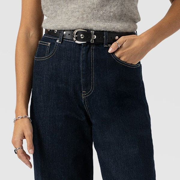 Barrel Leg Jean - Indigo | Saint + Sofia